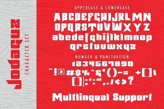 Jodaguz font