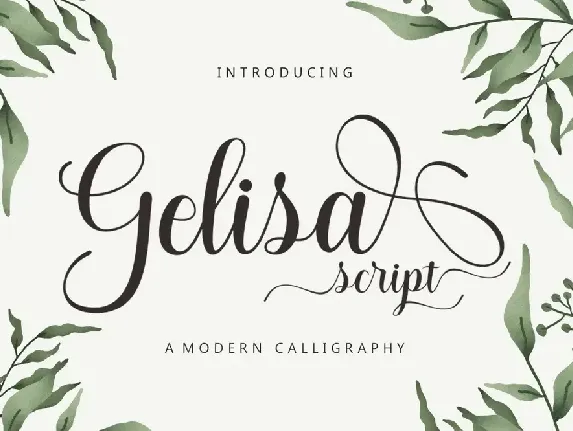 Gelisa font