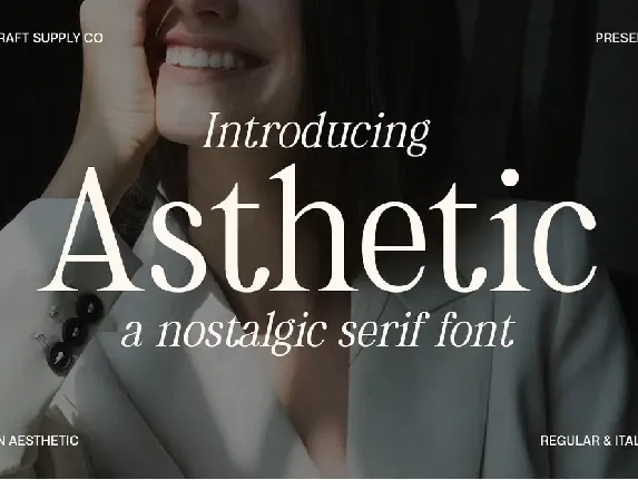 Asthetic Demo font