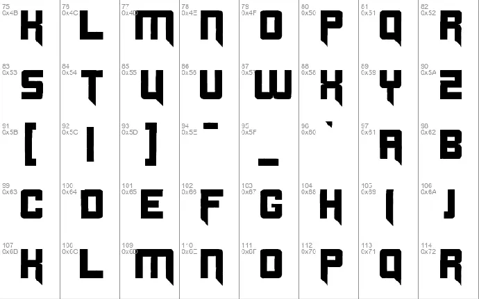 Origicide font