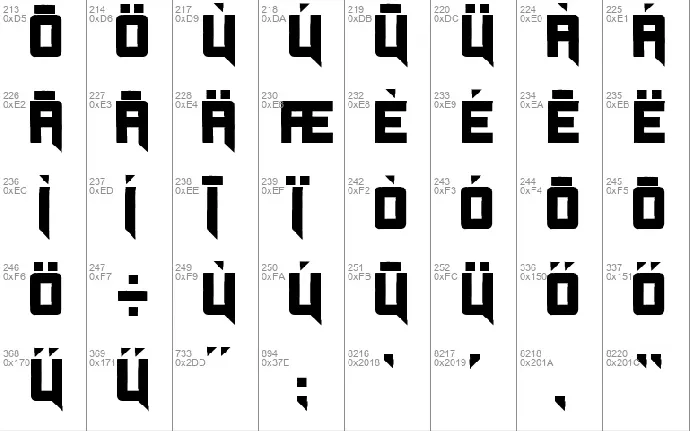 Origicide font