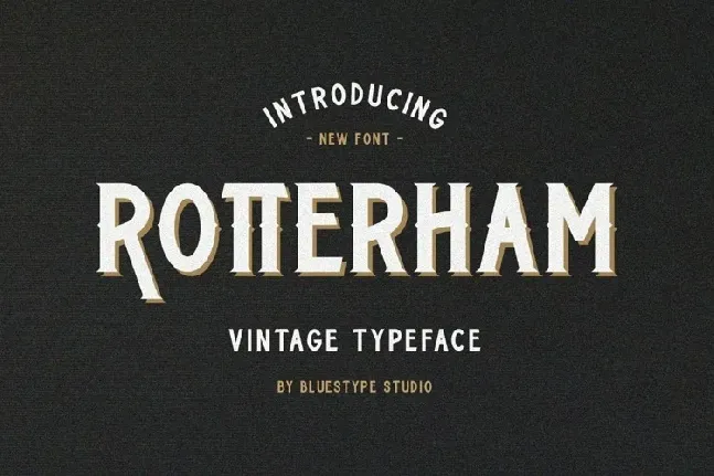 Rotterham font