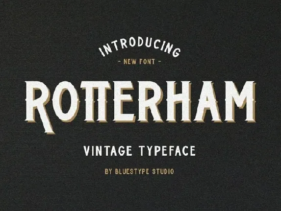 Rotterham font