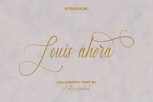 Louis Ahera font