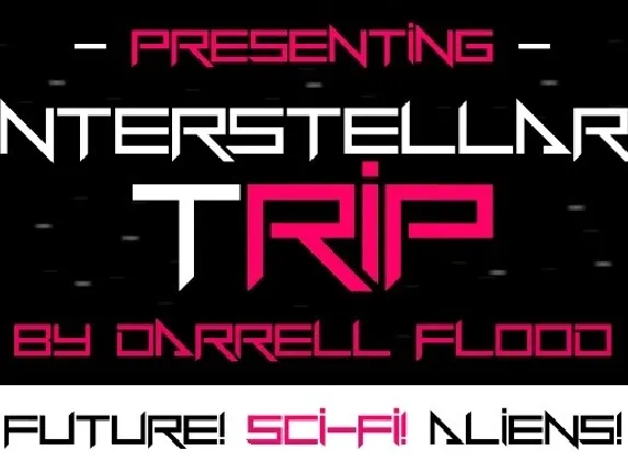 Interstellar Trip font