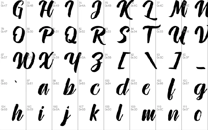 Ink Blank font