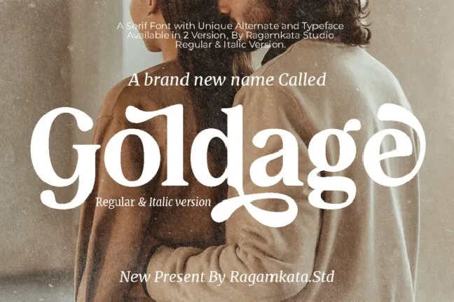 Goldage font