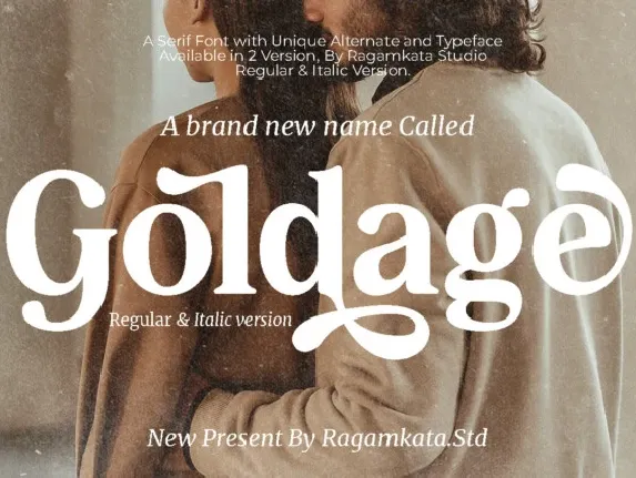 Goldage font