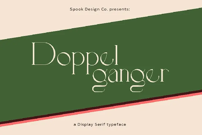 Doppelganger Display Serif font