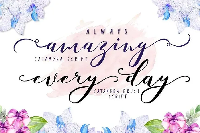 Catandra Brush Script font