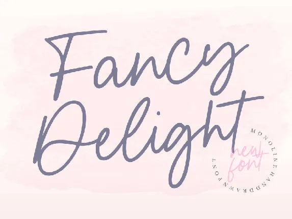 Fancy Delight font