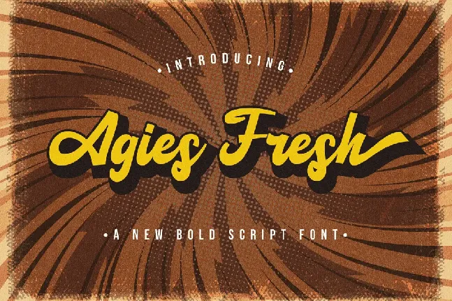 AgiesFresh font