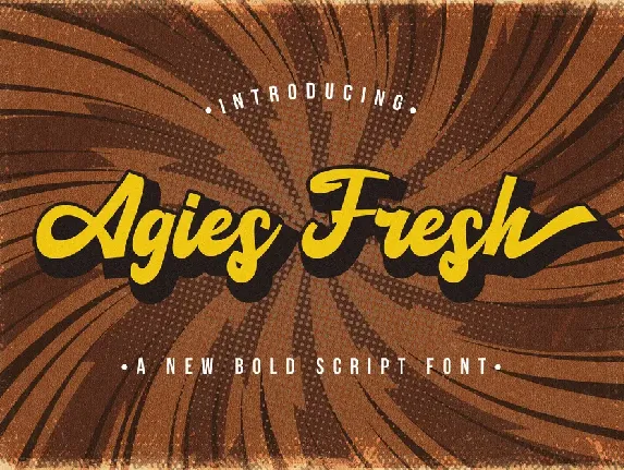 AgiesFresh font