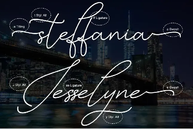 Manhattan Signature font