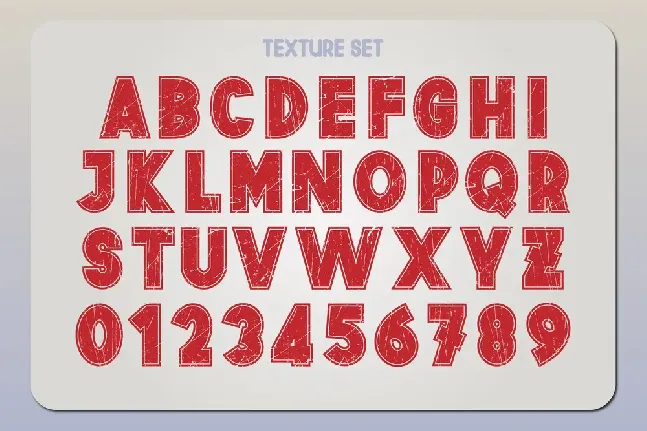 Texture font