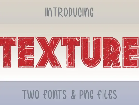 Texture font