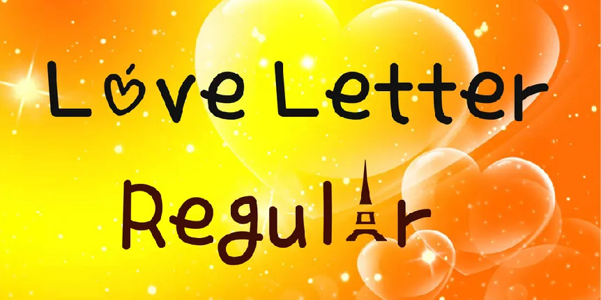 Love Letter font