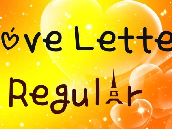 Love Letter font