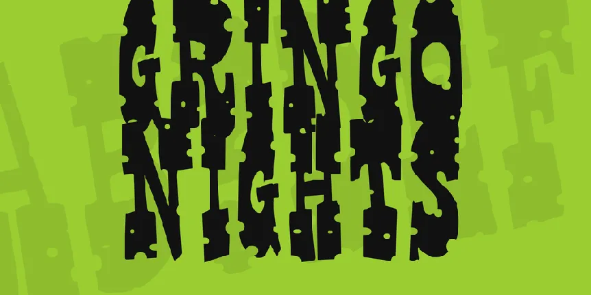 Gringo Nights font