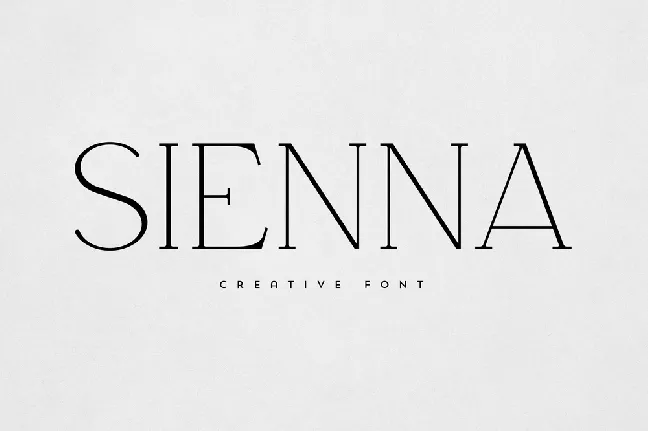 Sienna font