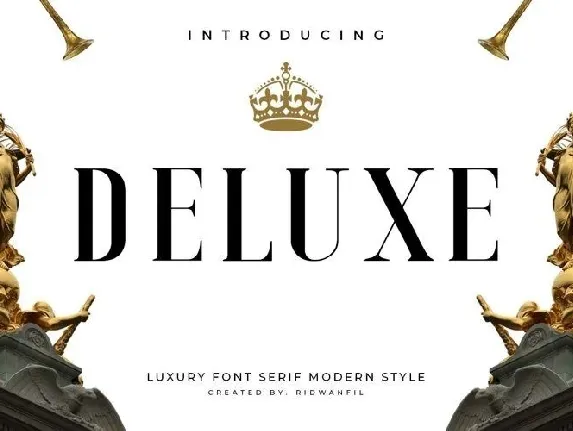 Deluxe Luxury Serif Family font