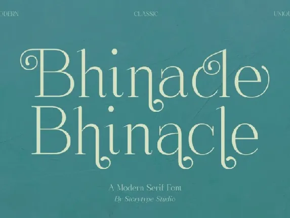 Bhinacle font