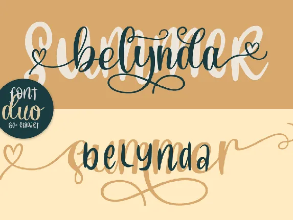 Summer Belynda font