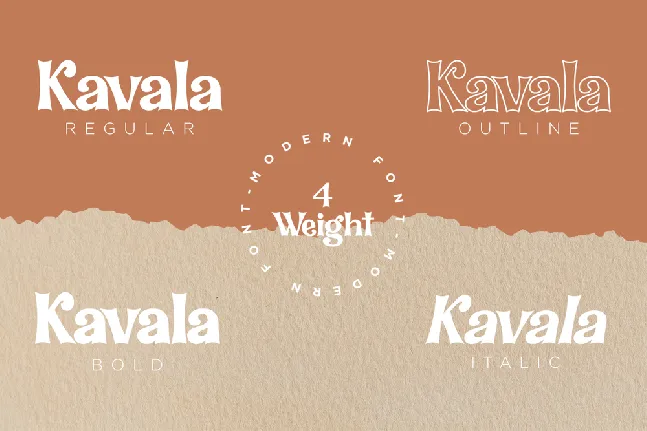 Kavala font