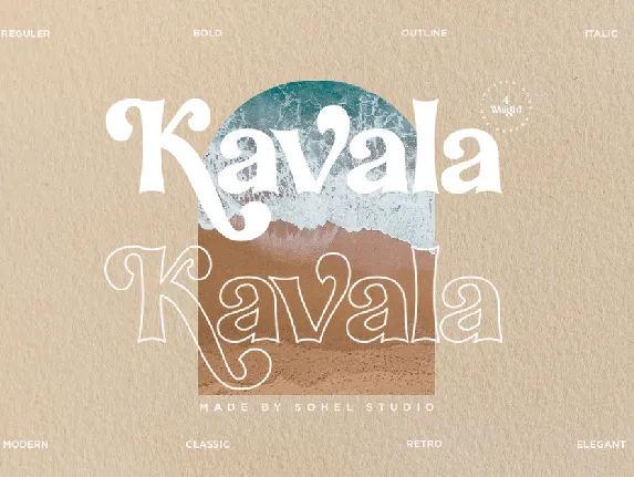 Kavala font