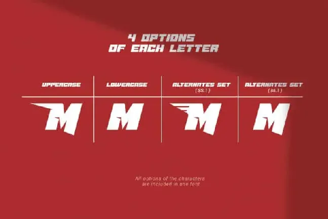 Masked Hero Display font