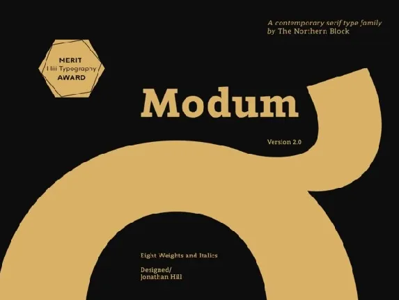 Modum Family font