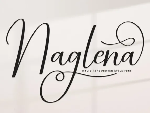 Naglena font