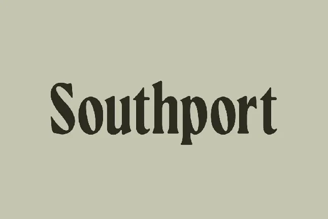 Southport font