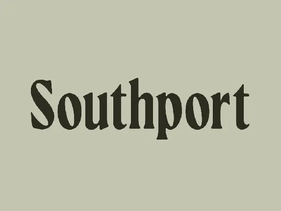 Southport font