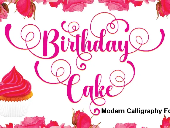 Birthday Cake font