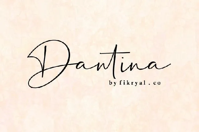 Dantina Handwritten font