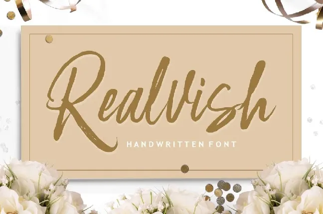 Realvish font