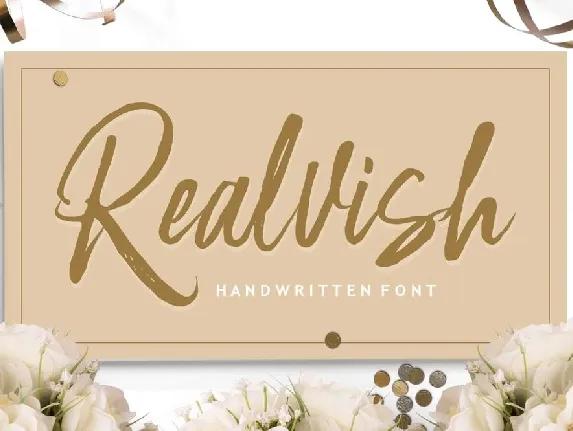 Realvish font