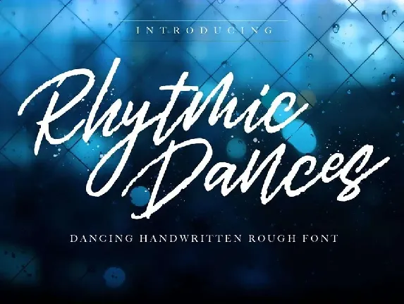 Rhytmic Dances Handwritten font