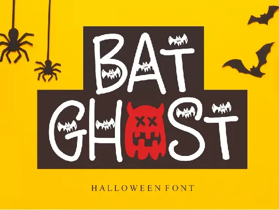 Bat Ghost - Personal Use font