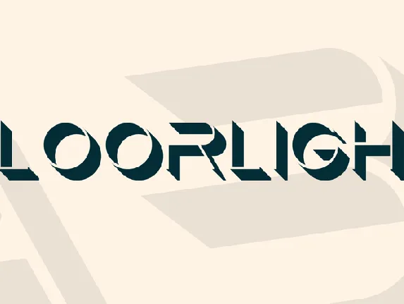 Floorlight font