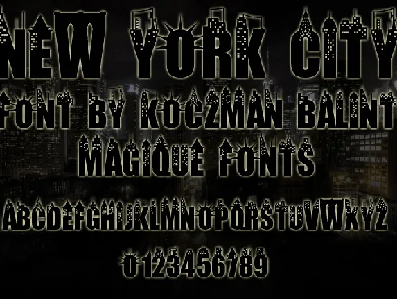 New York City font