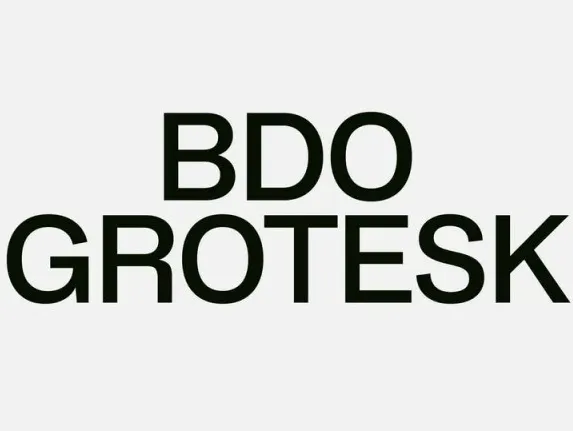 BDO Grotesk Family font