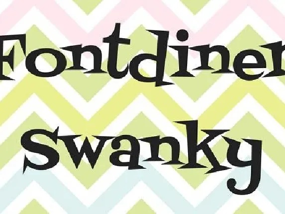 Fontdiner Swanky font