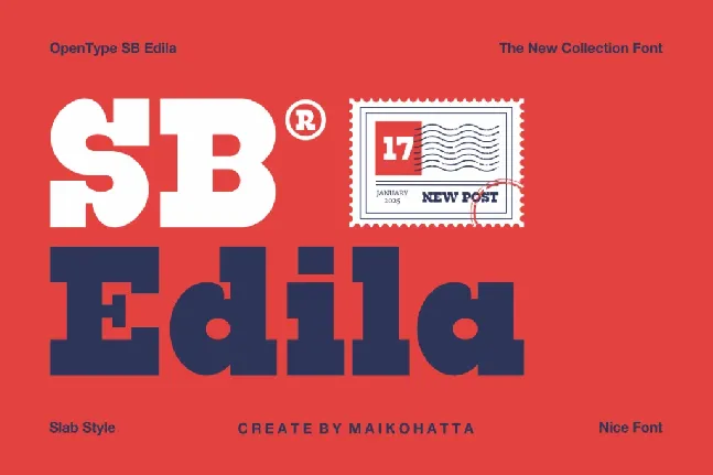 SB Edila font