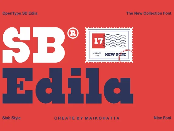 SB Edila font