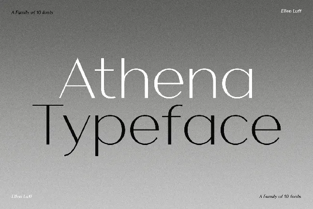 Athena Family font