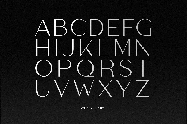 Athena Family font