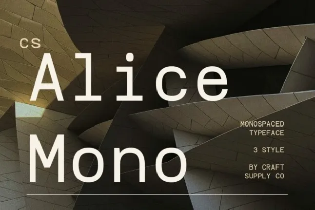 CS Alice Mono font