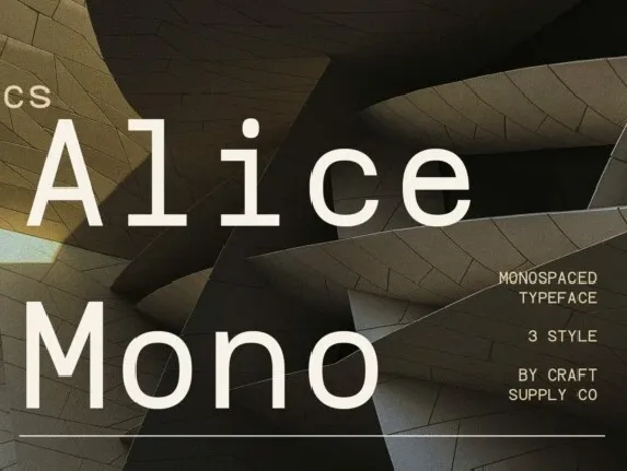 CS Alice Mono font